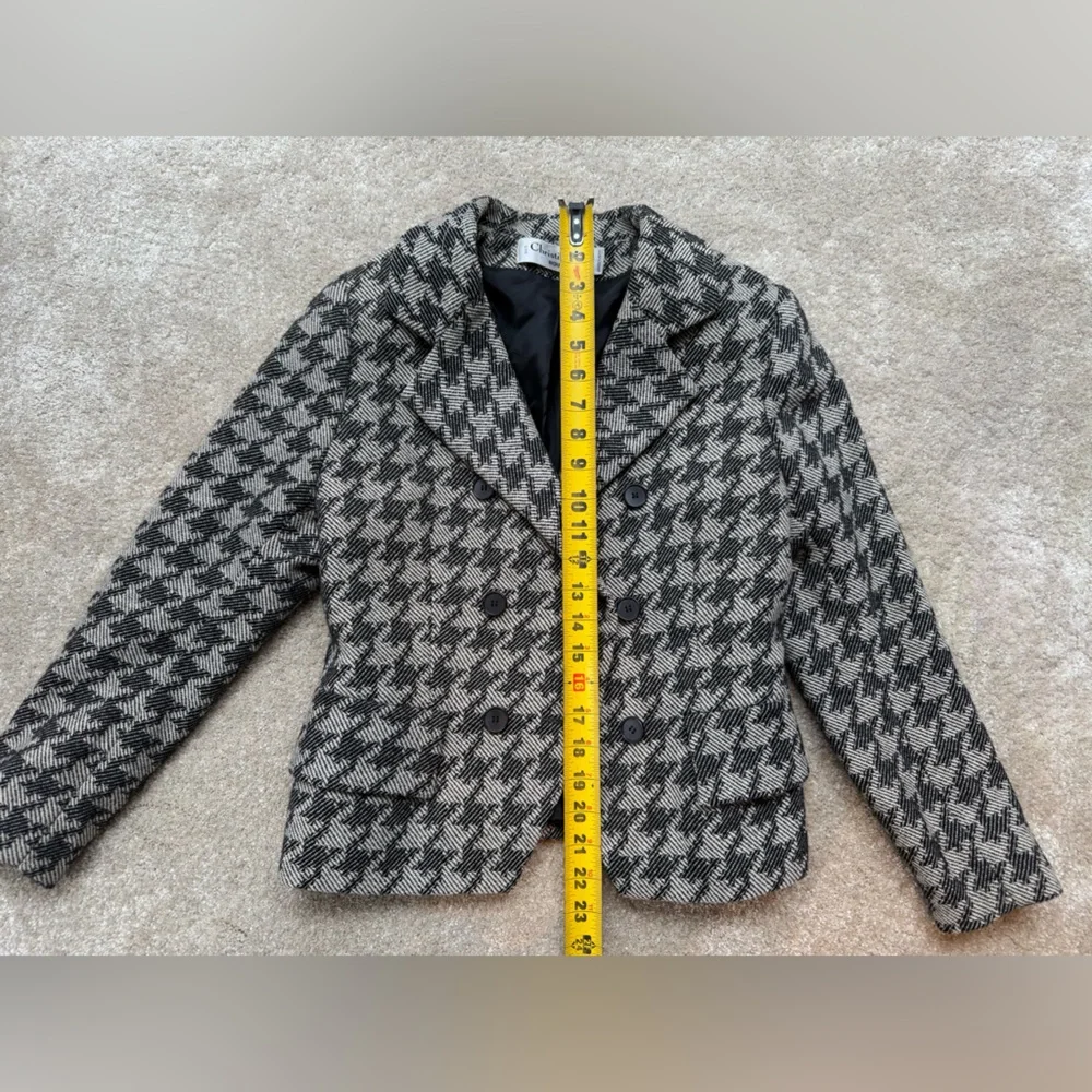Dior woman jacket sz 2 or 4 wool grey